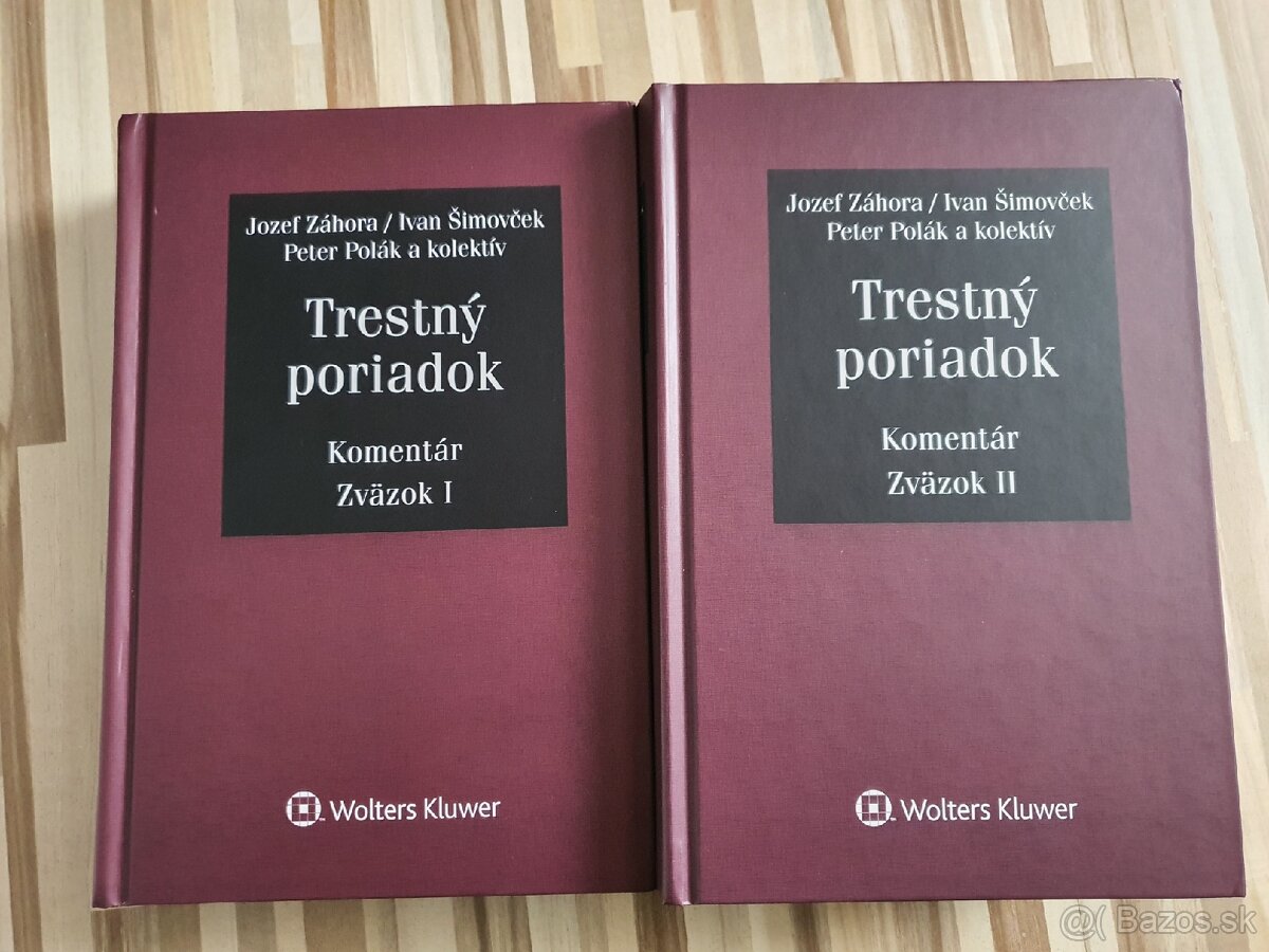 Komentár Trestný poriadok Zväzok I., II.