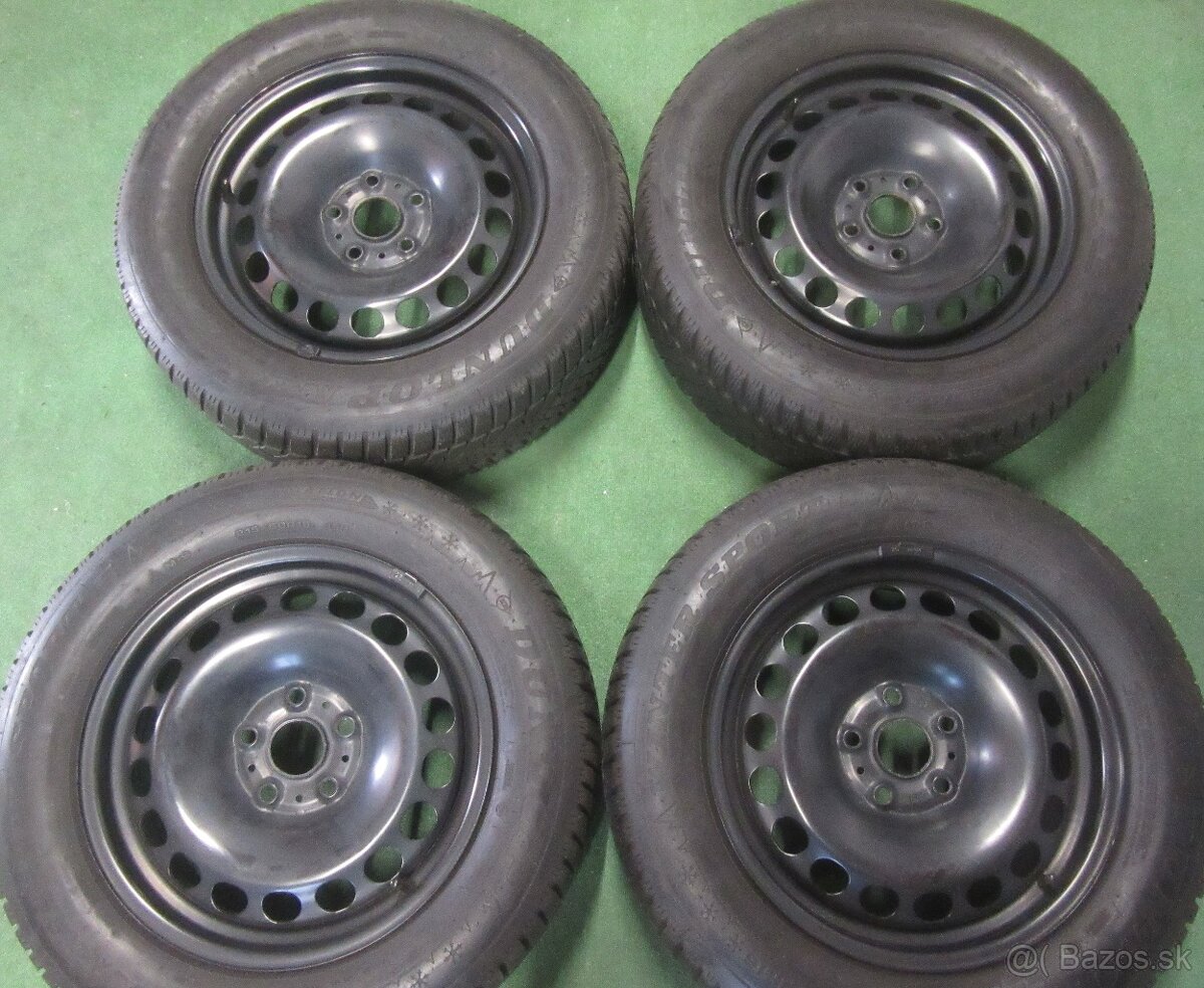 R16 zimná sada ŠKODA rozteč 5x112 215/60R16 DUNLOP WS5