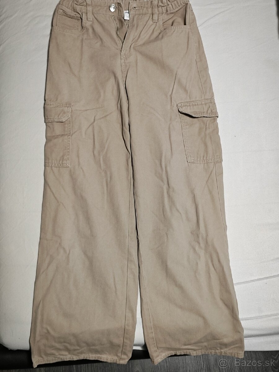 Dievčenské dlhé nohavice a tričká, veľkosť 152cm 11-12 rokov