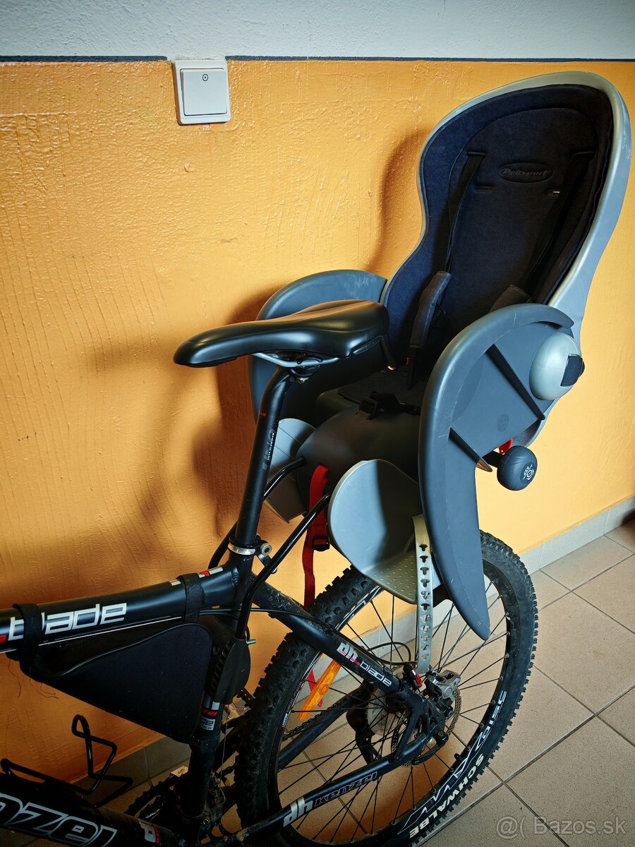 Zadná sedačka na bicykel
