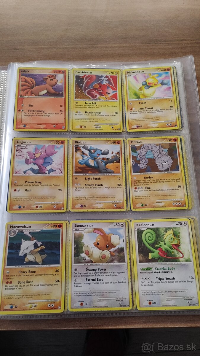 Predám staršie Pokemon kartičky