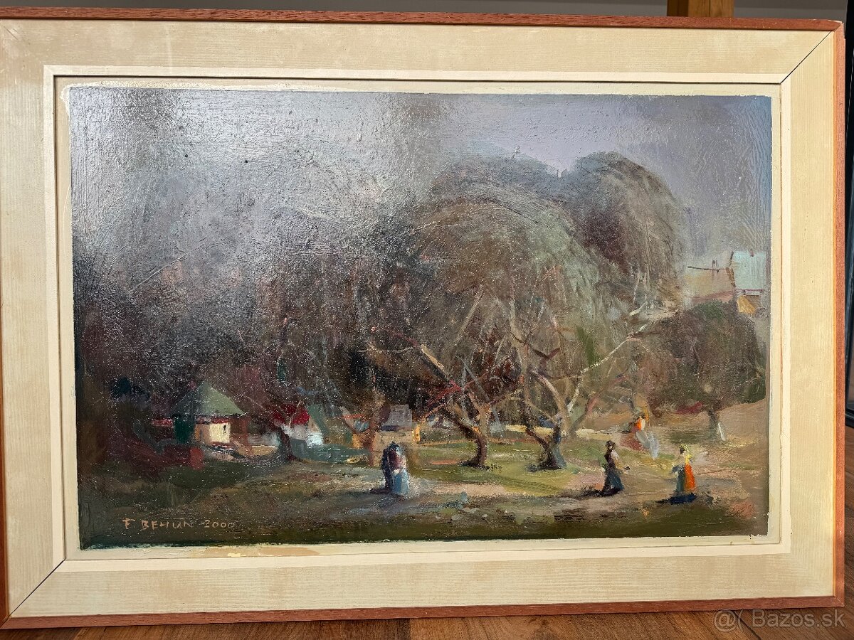 Originál olejomaľba - František Behúň-signovane