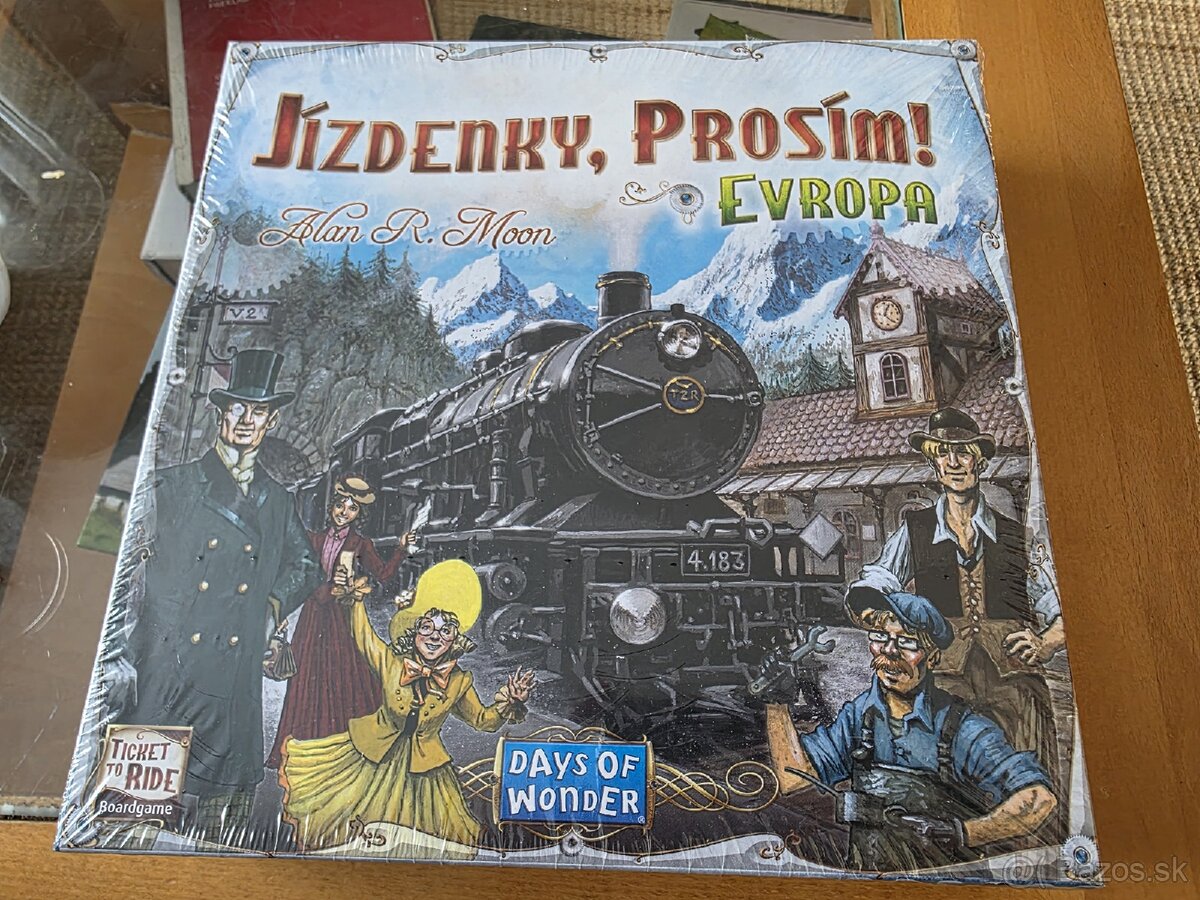 Jízdenky prosím evropa spoločenská Hra