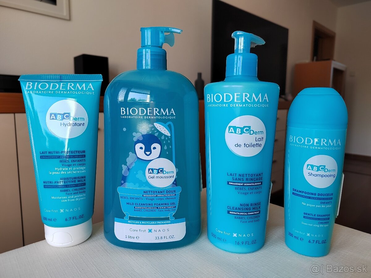 Bioderma ABCderm - šampón, gél, mlieko