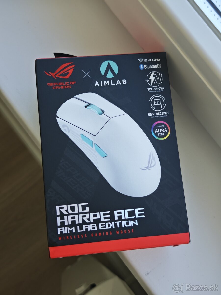 Predám ASUS ROG Harpe Ace Aim Lab Edition – nerozbalená