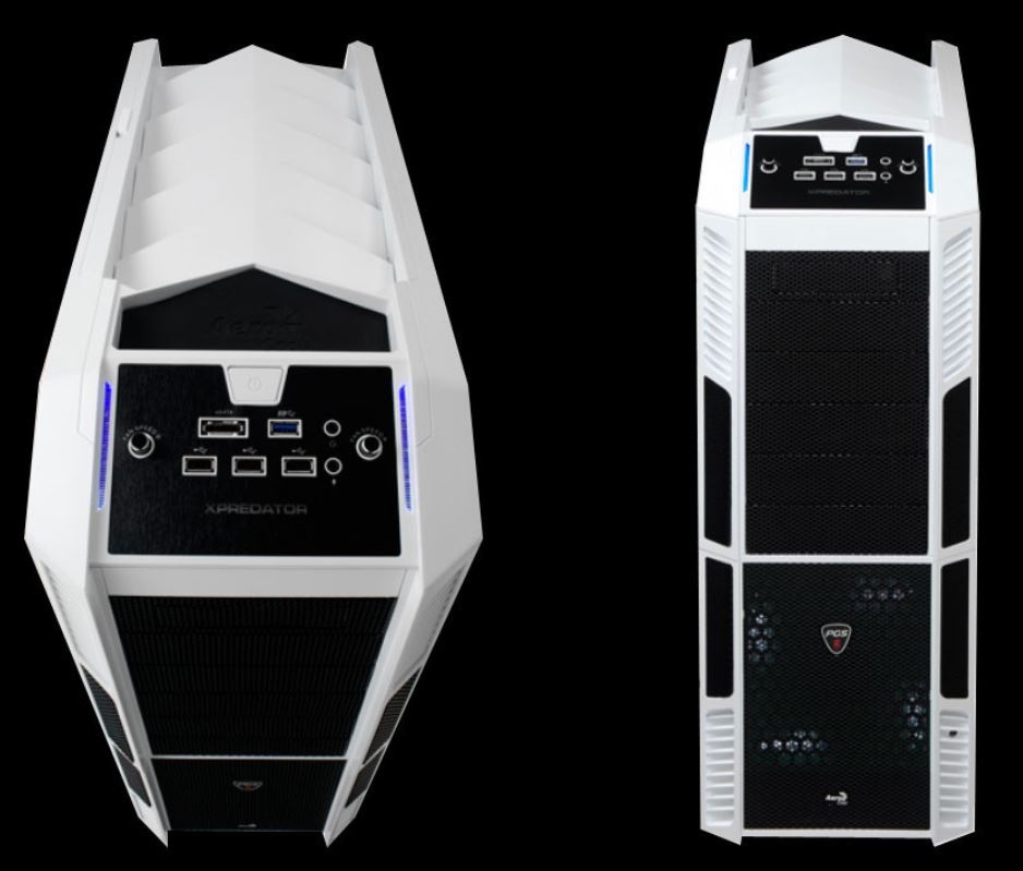 PC skrinka Aerocool E-ATX X-PREDATOR, XL-ATX, biela