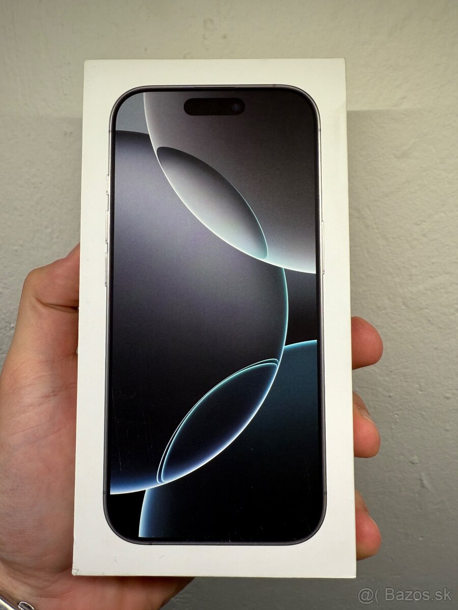 iPhone 16 pro 265gb white titanium