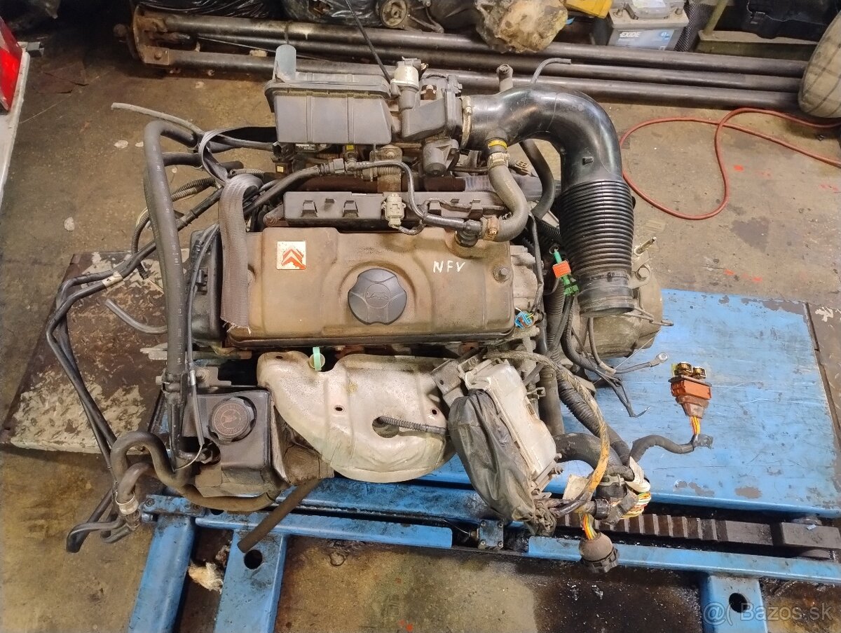 Predám motor + prevodovku 1.6i 70kw 8v NFV