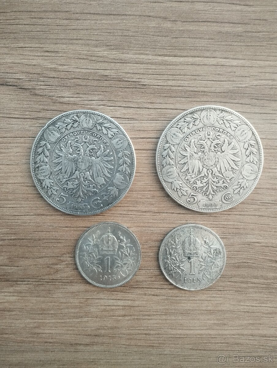 Strieborné RU mince