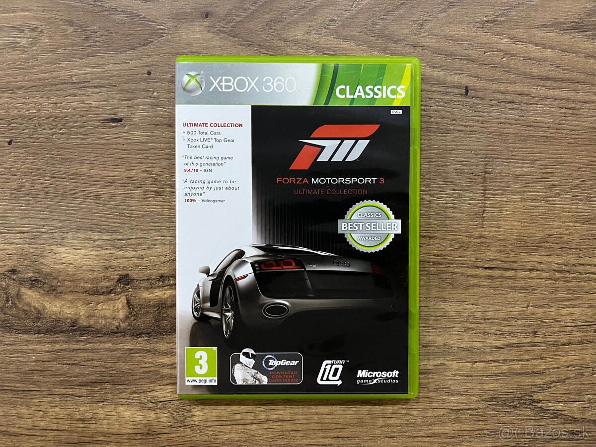 Hra na Xbox 360 - Forza Motorsport 3 Ultimate Collection CZ