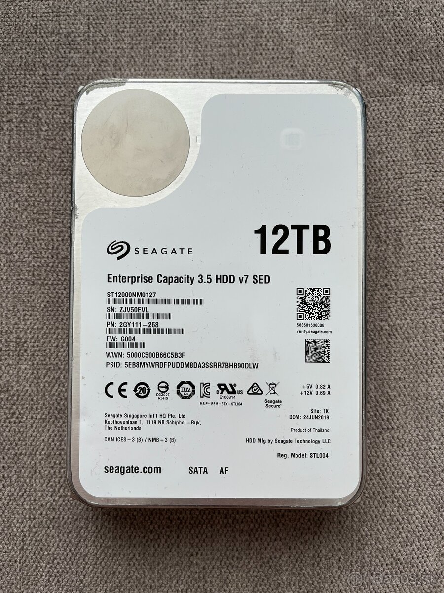 3,5" HDD Seagate / HGST / WD 12TB