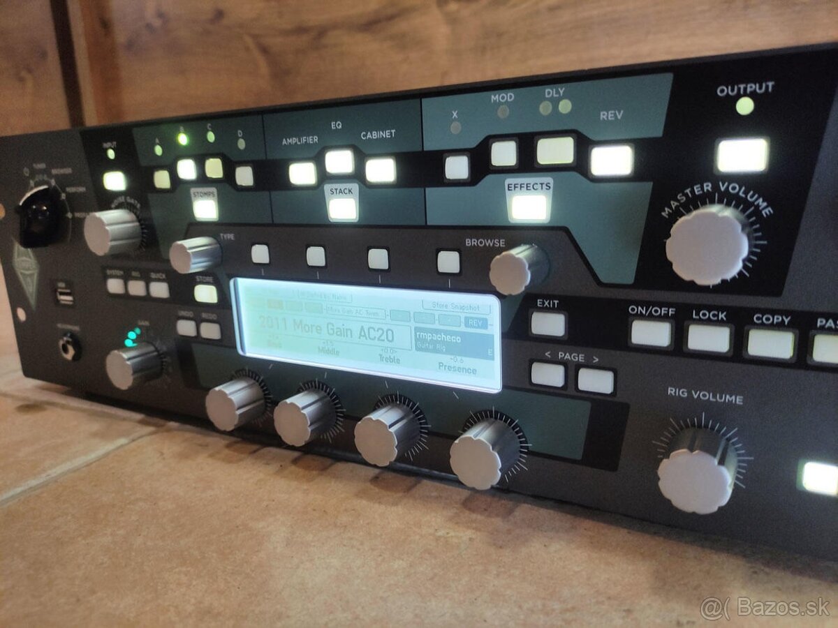 Kemper Power Rack - verzia so zosilňovačom 600W