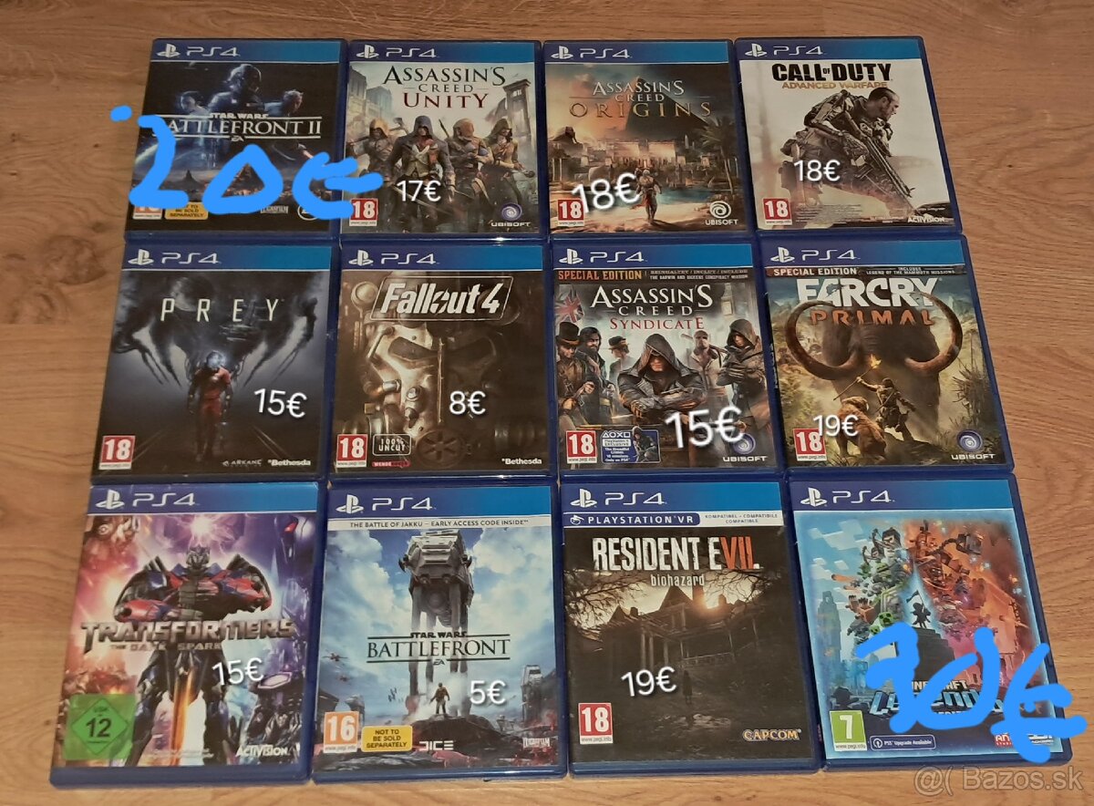 Predám všetki hry