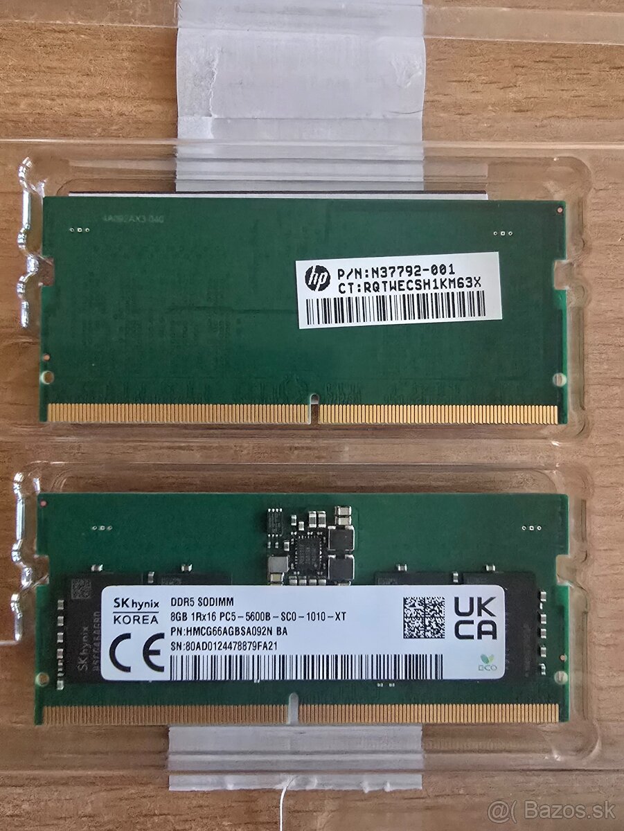 Predám SKhynix 16GB (2x8GB) pamäte SODIMM