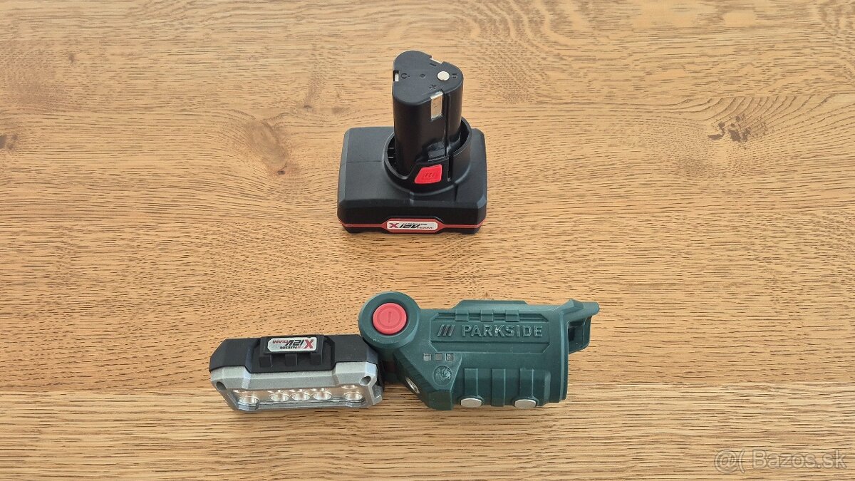 PARKSIDE 12V LED pracovné svetlo + 4Ah 12V Batéria