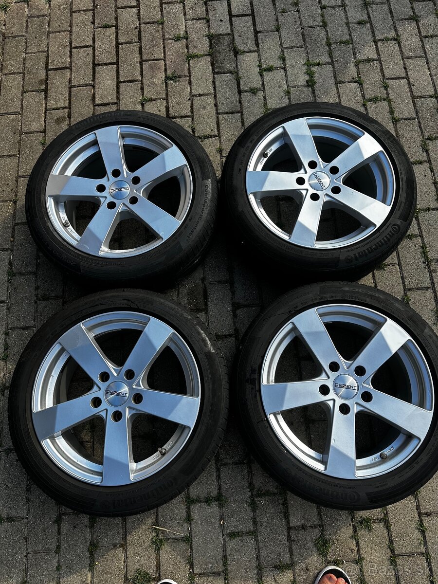 Predám elektrony 5x120 + letné pneu 205/50 r17