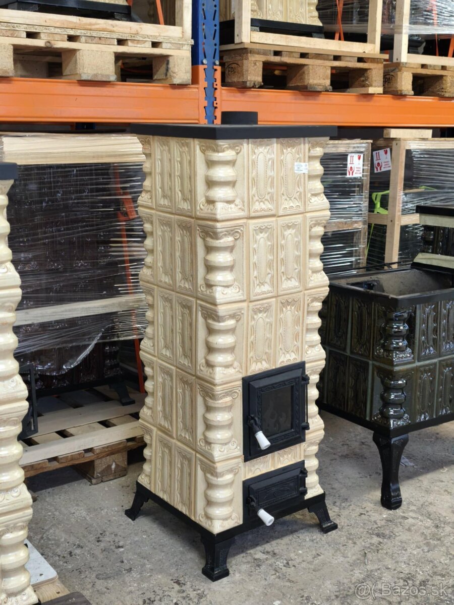 Kachľová pec Kachlový sporák Kachle 8 kW Dlho držia teplo