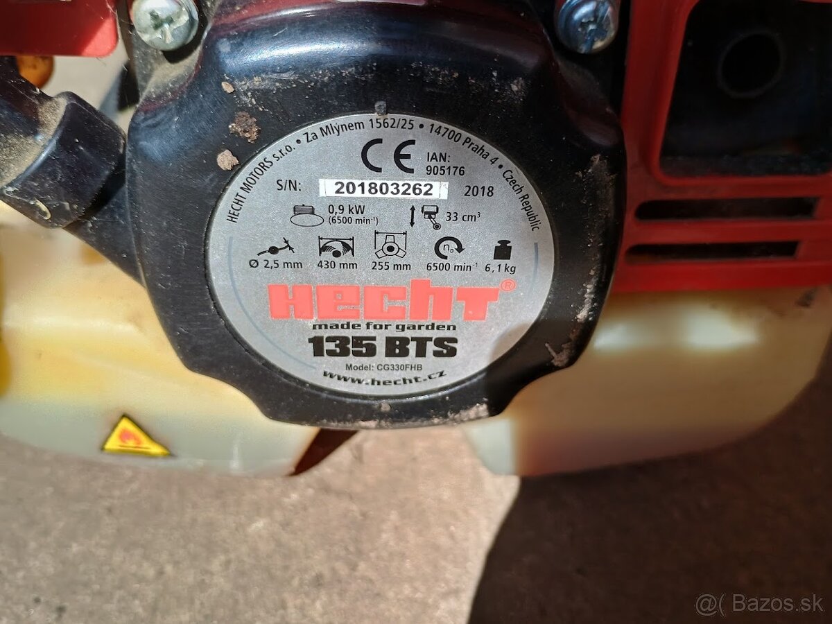 Krovinorez HECHT 1235 BTS