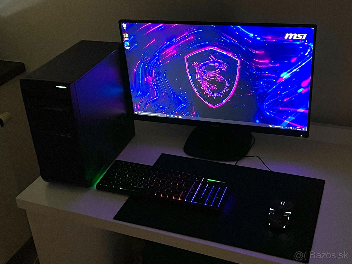 Herný PC +monitor,klávesnica,myš