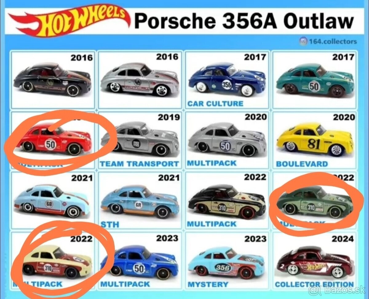 Hot wheels porsche 356