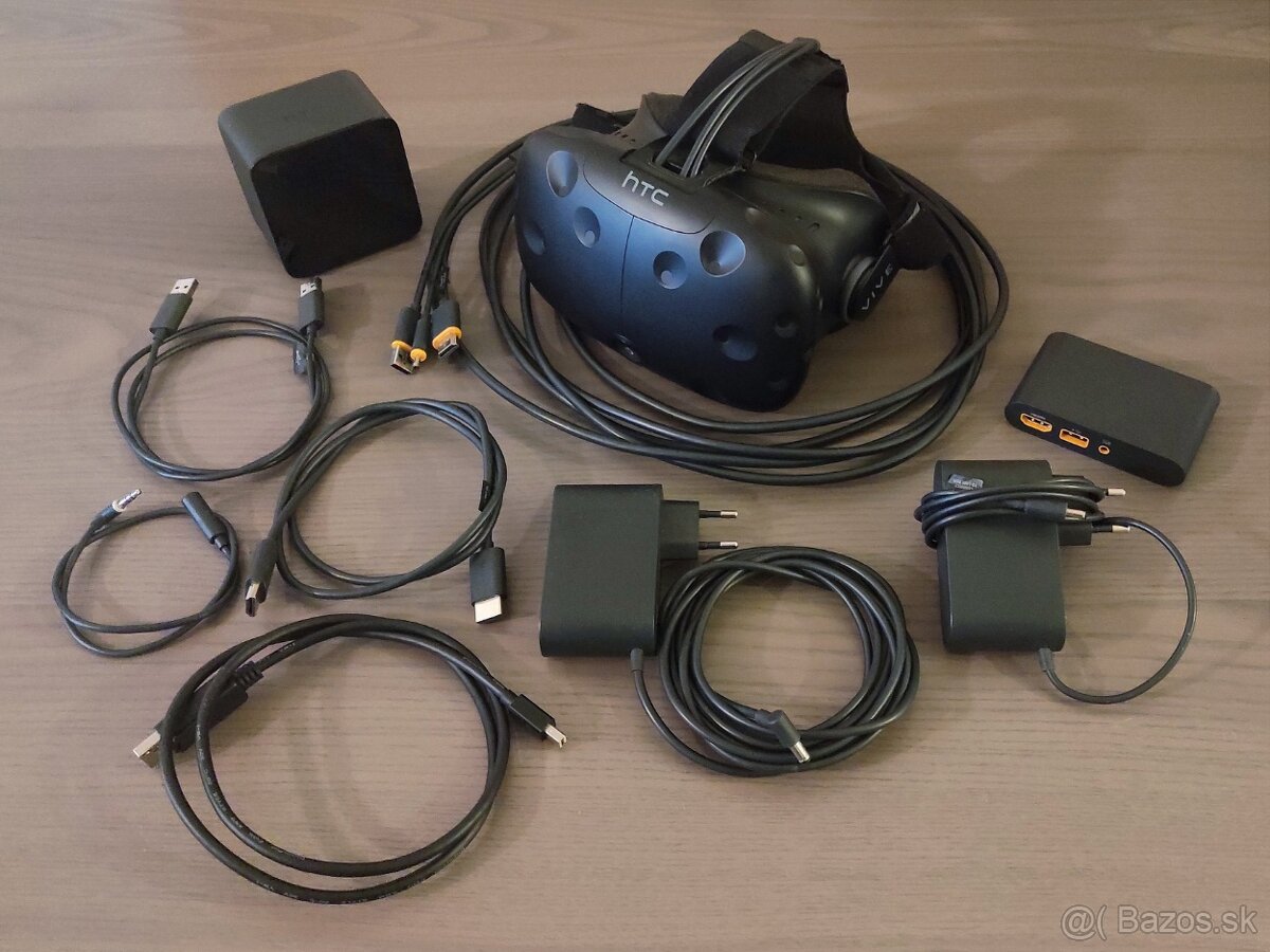 Predám HTC Vive headset + 1x base station