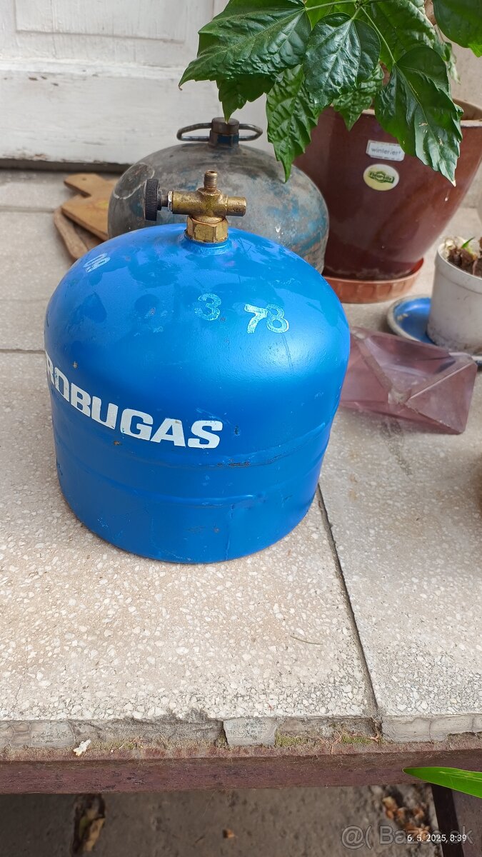 Predám plynové fľaše a variče
