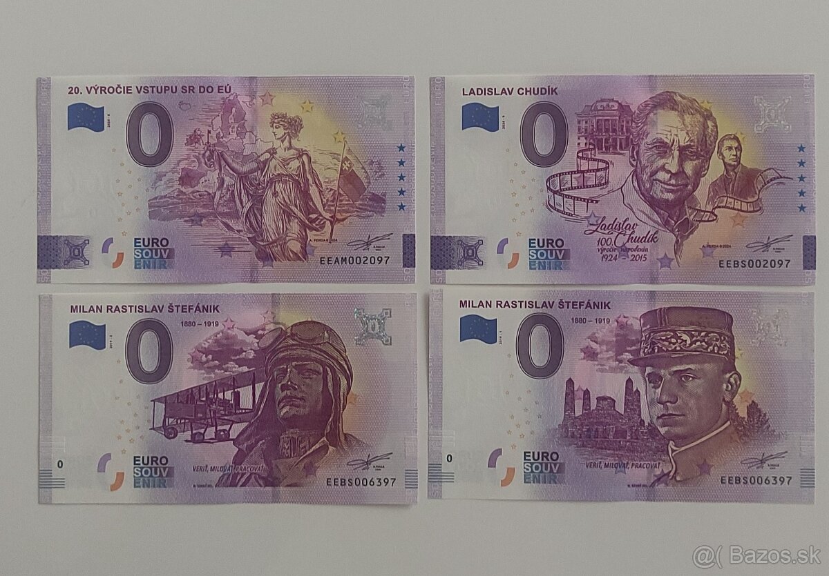 0 eur bankovky