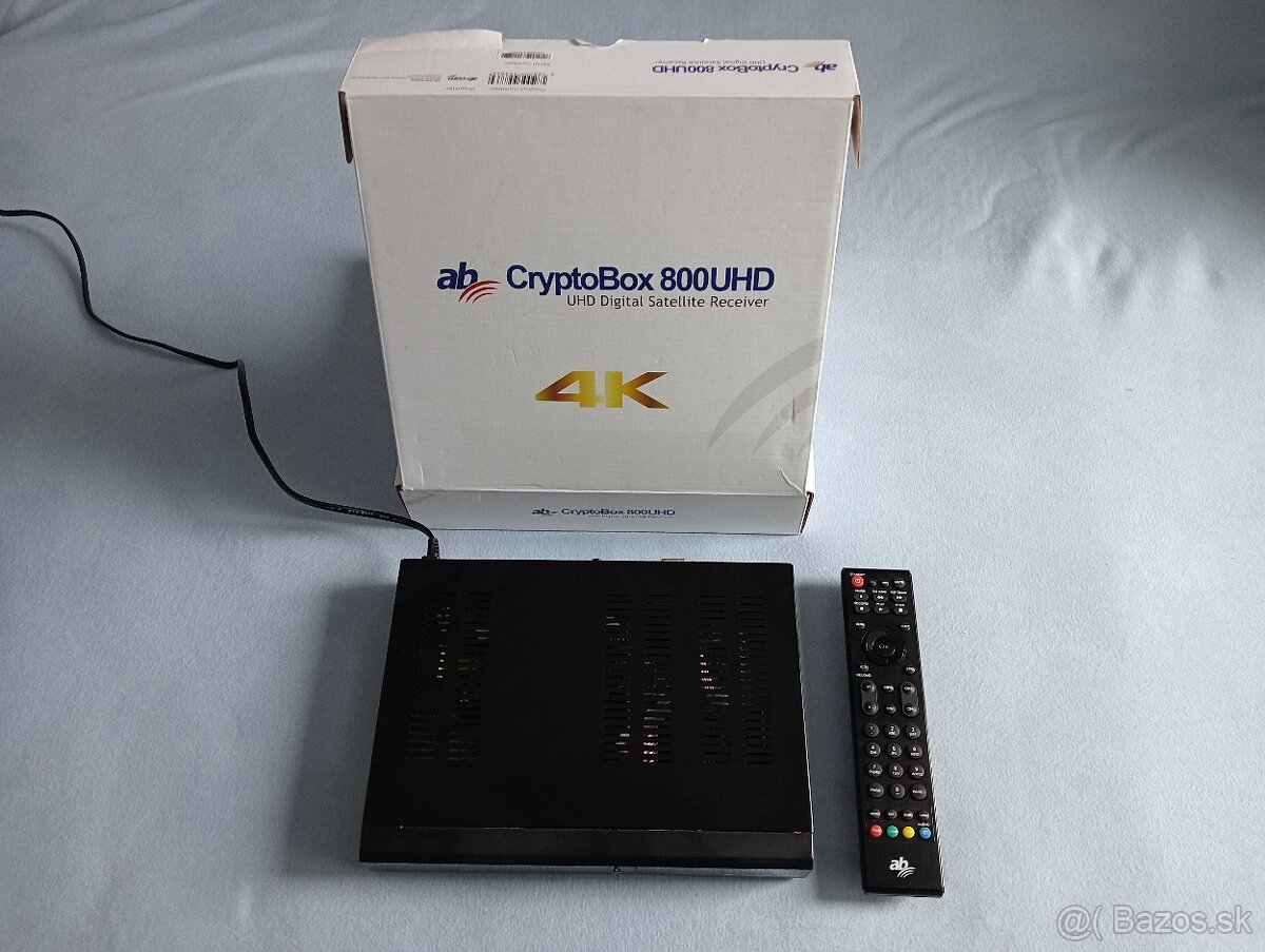 Predám satelitný prijimač AB CryptoBox 800UHD