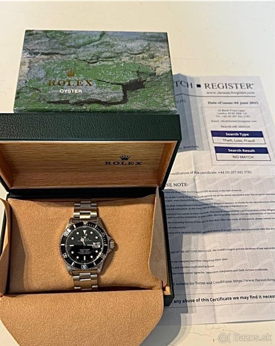 Rolex Submariner Date 16610 - 1991