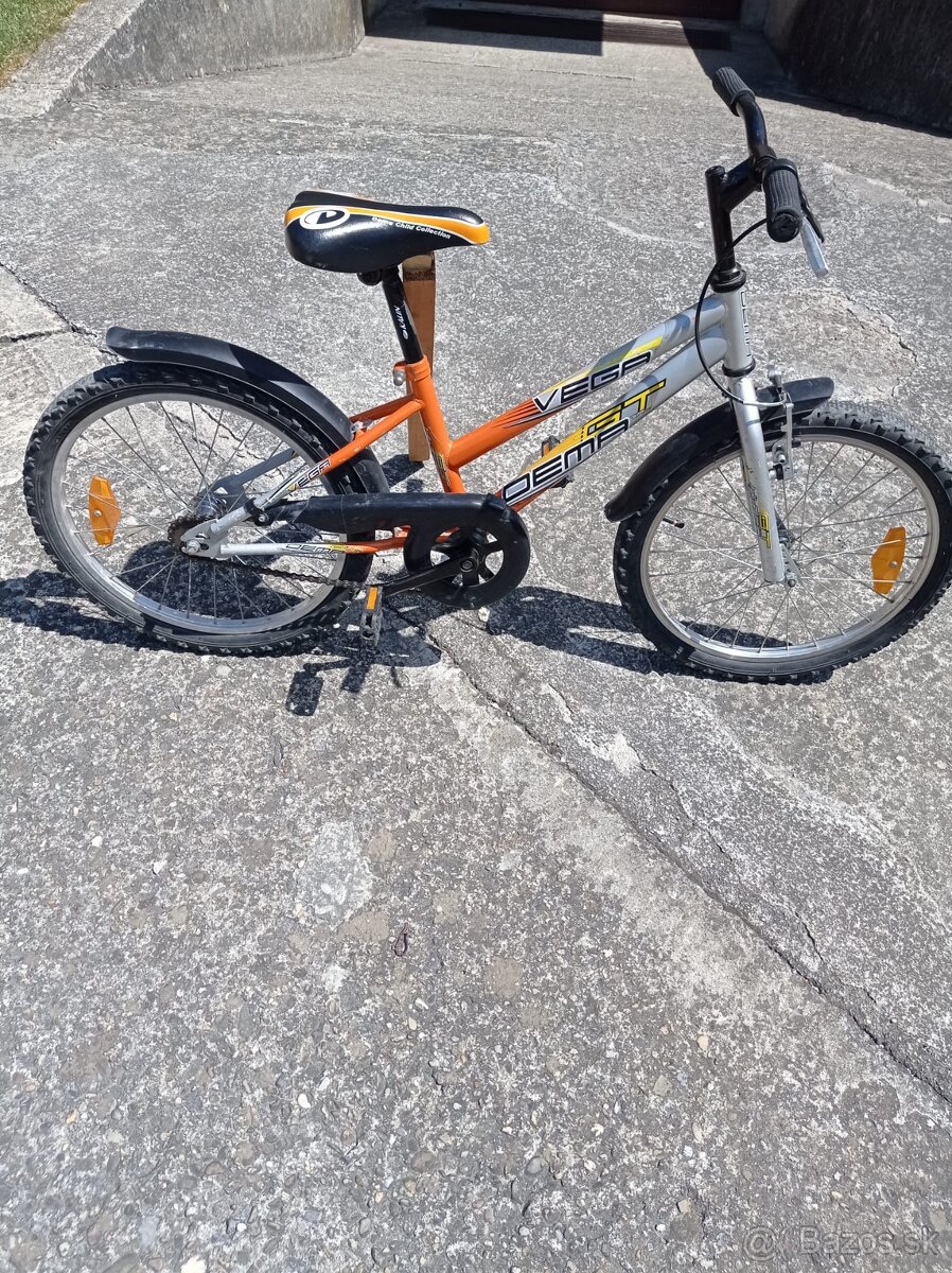 Oranžový detský bike Dema
