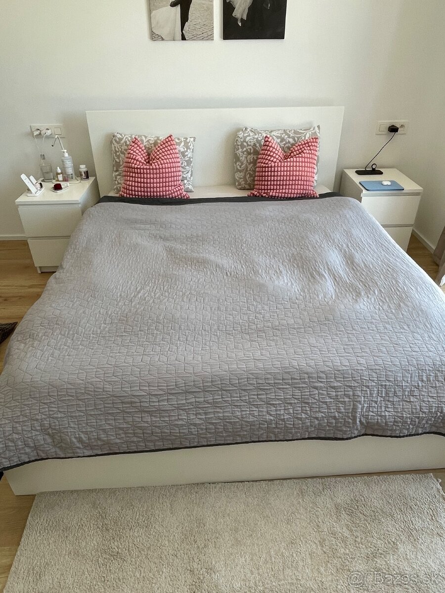 Ikea posteľ MALM s roštami 160x200