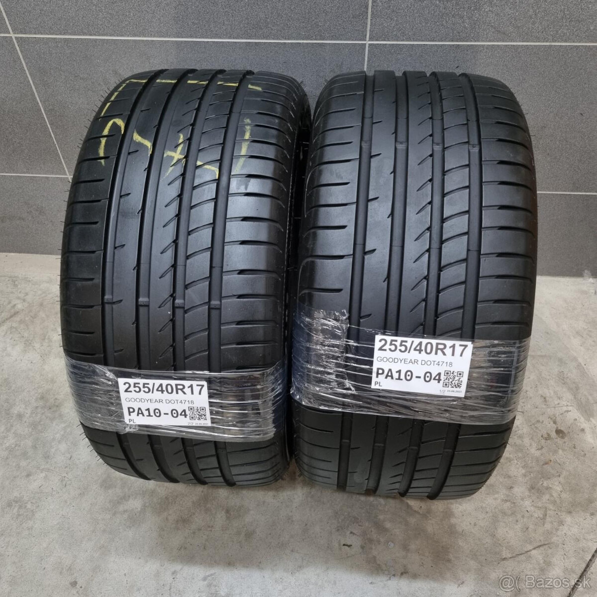 Letné pneumatiky 255/40 R17 GOODYEAR DOT4718