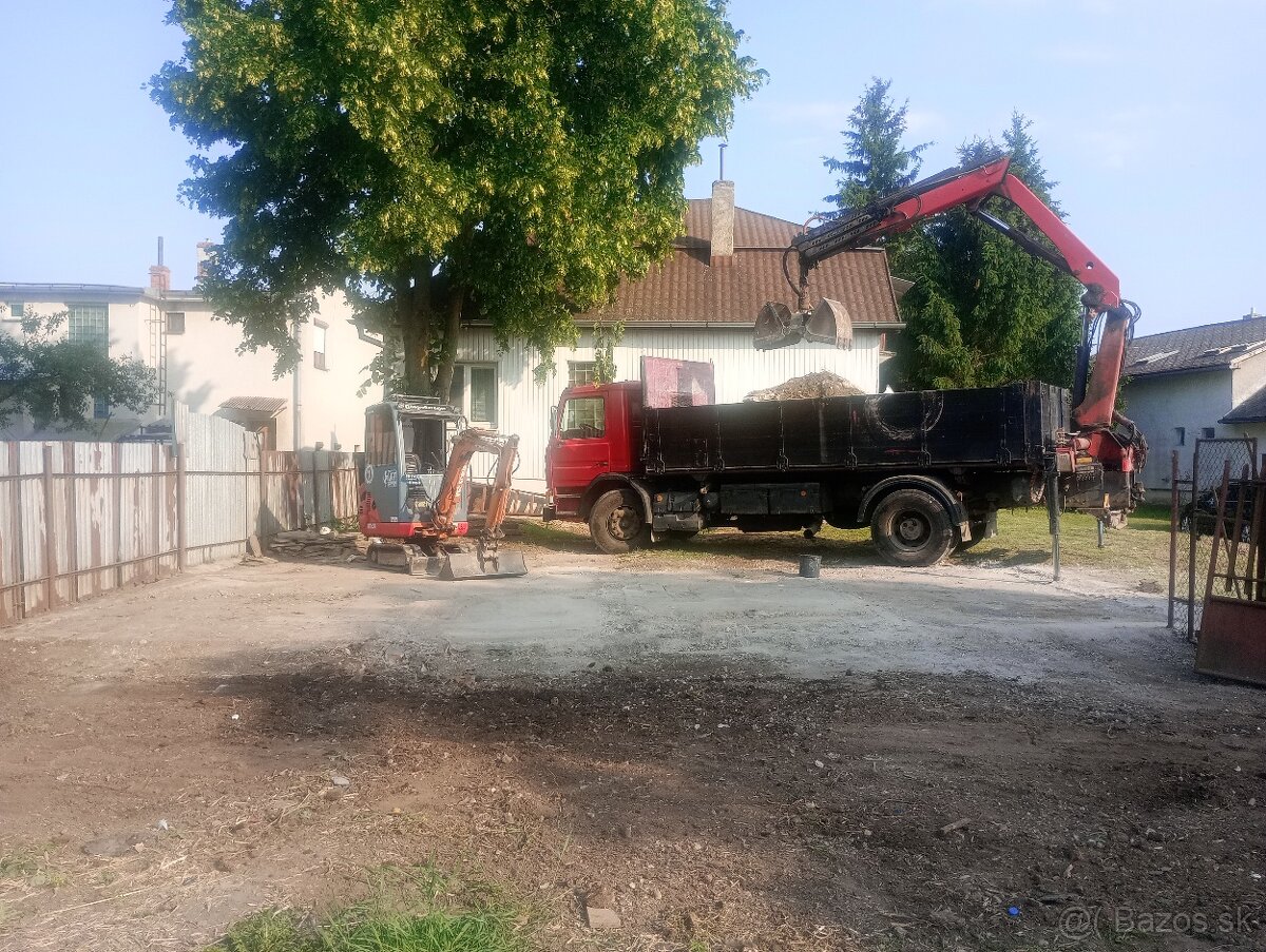 Zemné a výkopové práce,vypratavanie priestorov,hál ,budov