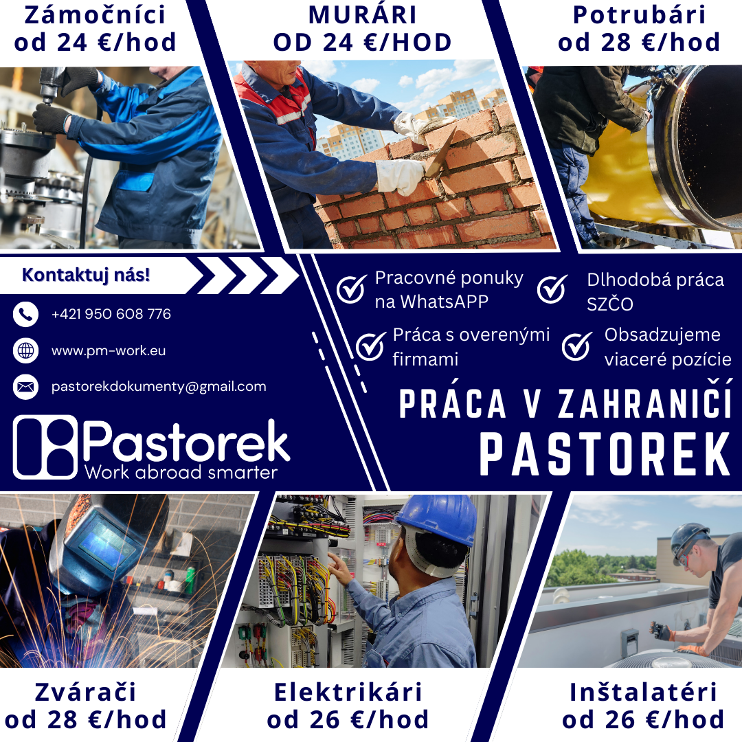 STAVEBNÝ PRACOVNÍK - MURÁR / TESÁR / OBKLADAČ – NEMECKO a EÚ
