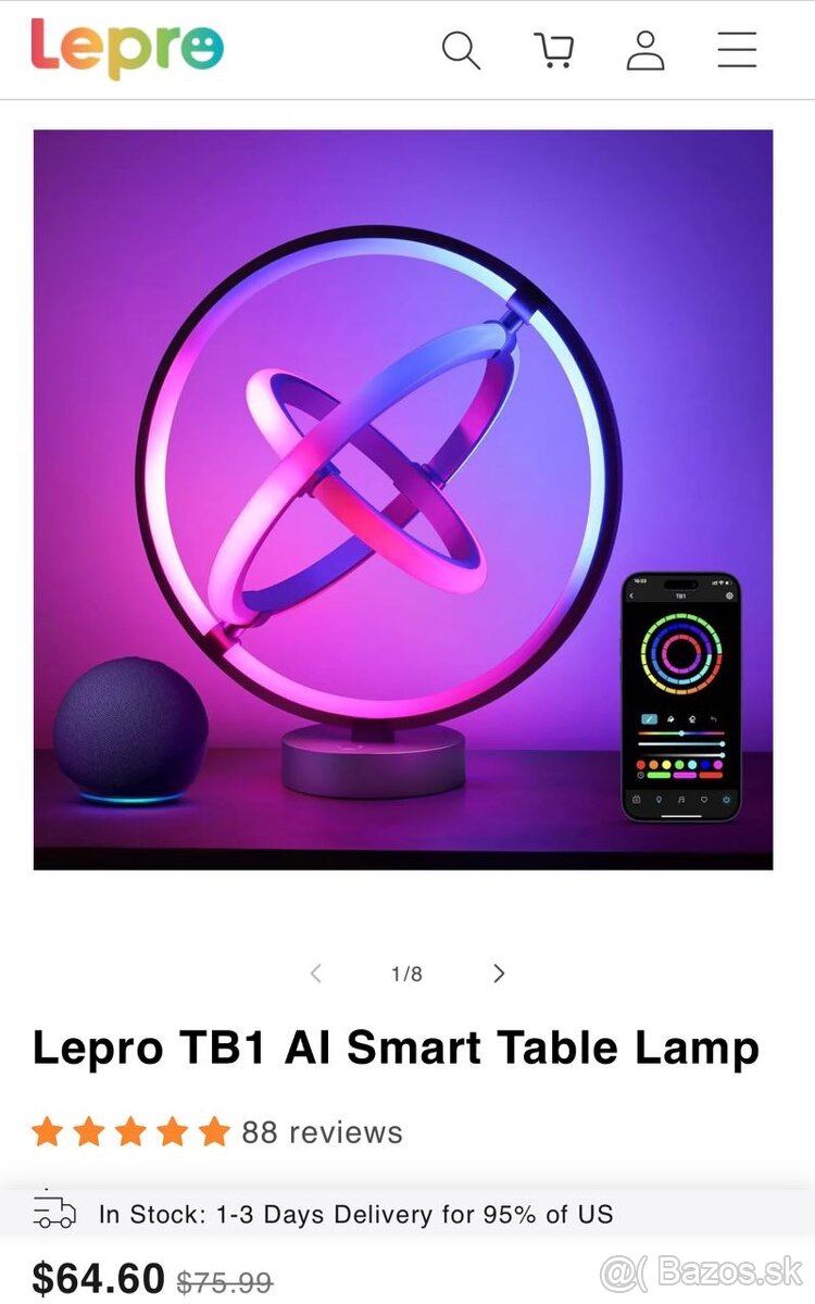 Lepro AI Smart LED Table Light (TB1)