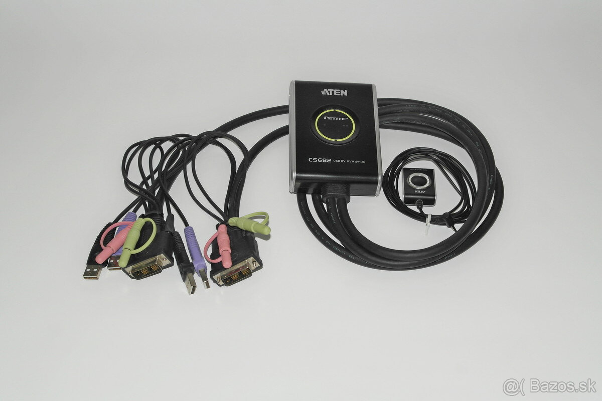 Aten CS682 KVMA switch pre ovladanie dvoch PC