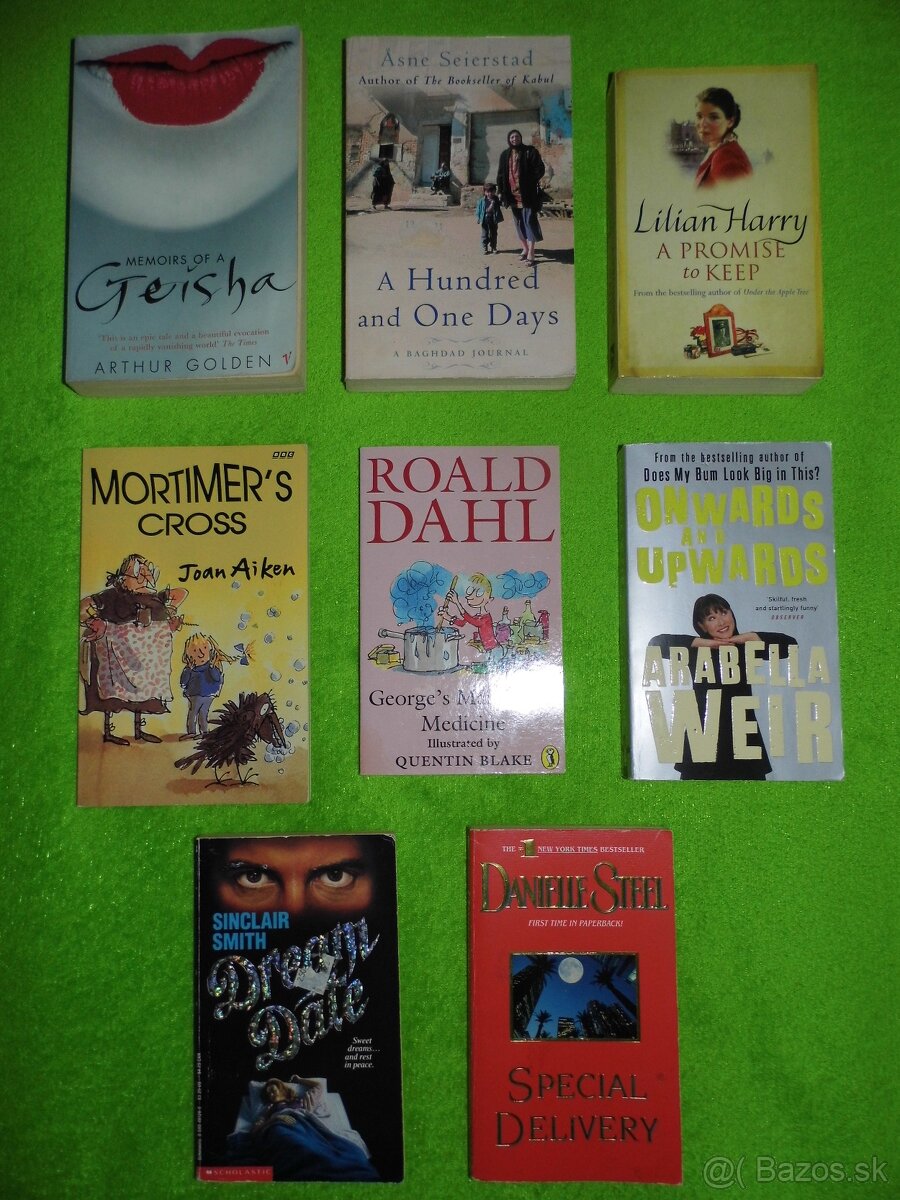 Knihy v ANGICKOM jazyku (výborný stav)