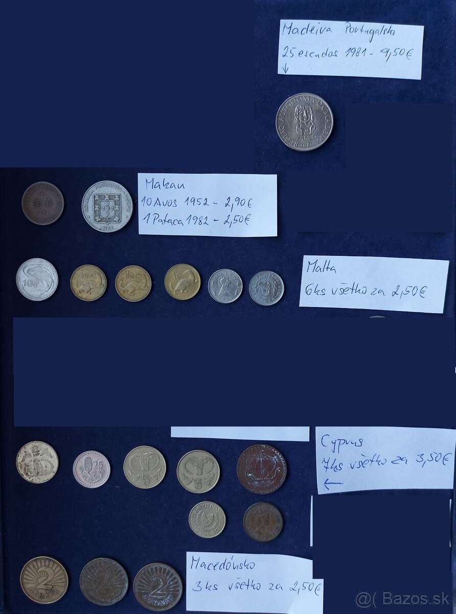 Zbierka mincí - Ostrovy, svet, Ázia, medile, Hitler