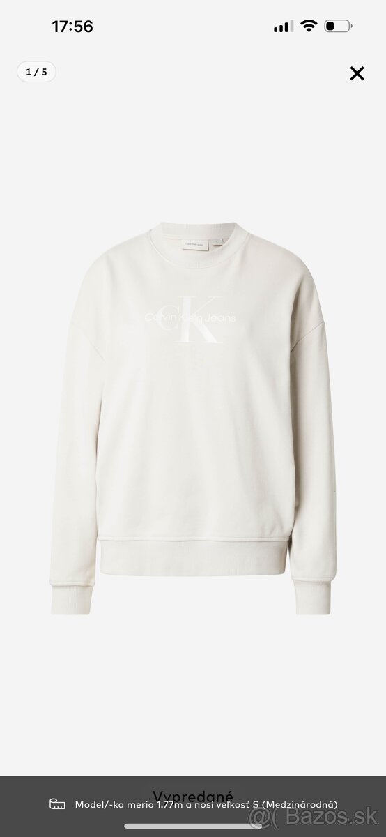 Calvin Klein damska mikina velkost L