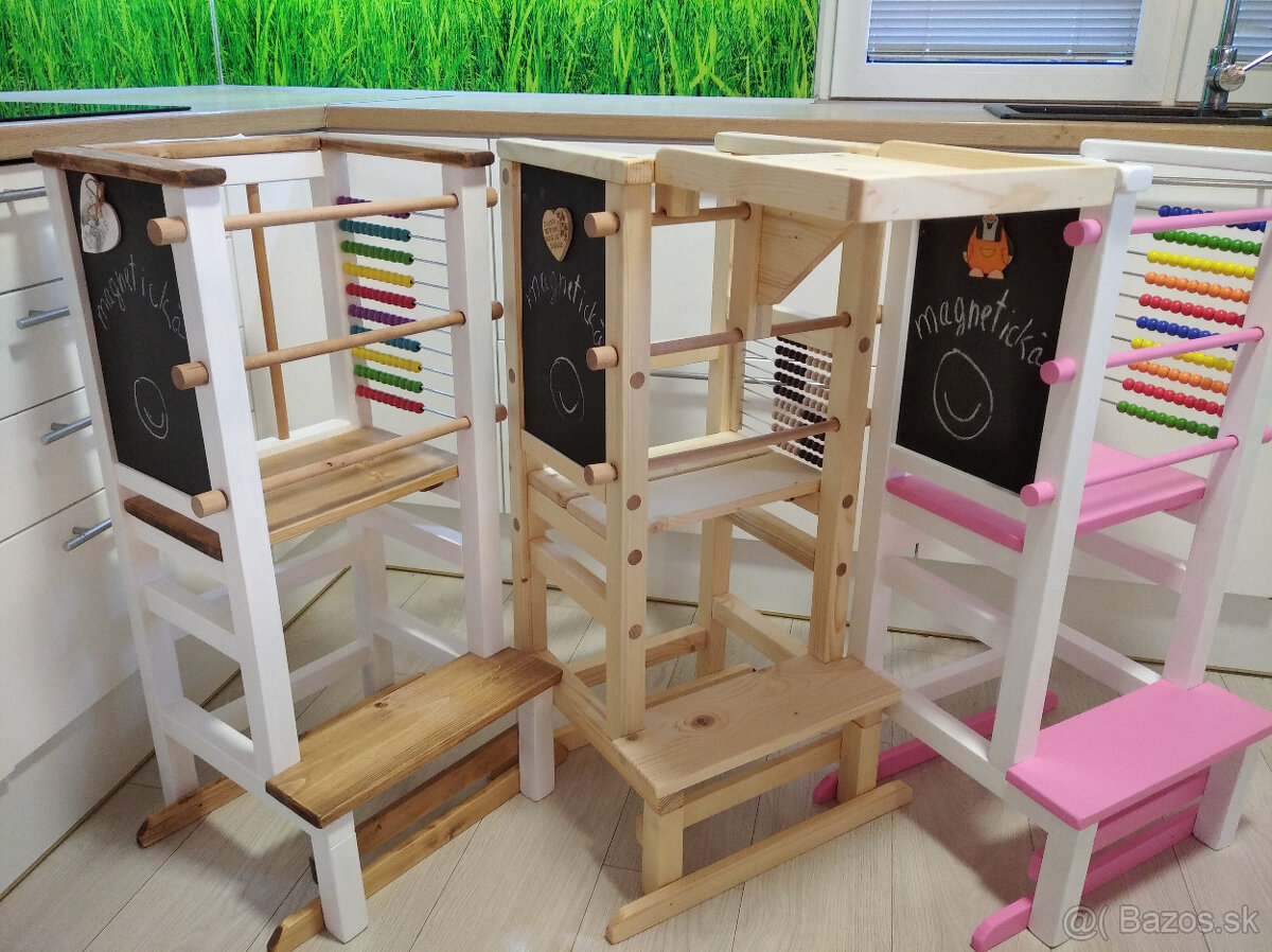 montessori ,Učiaca veža - -polohovateľná