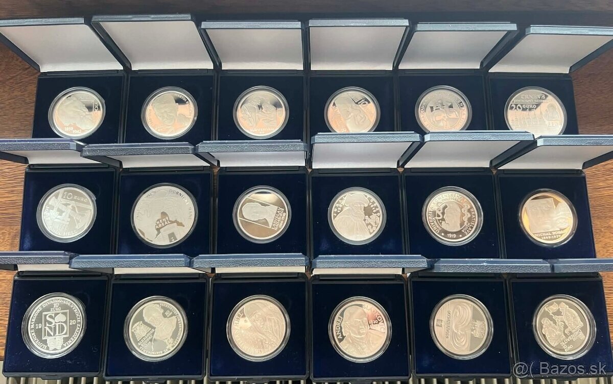 Strieborné pamätne mince