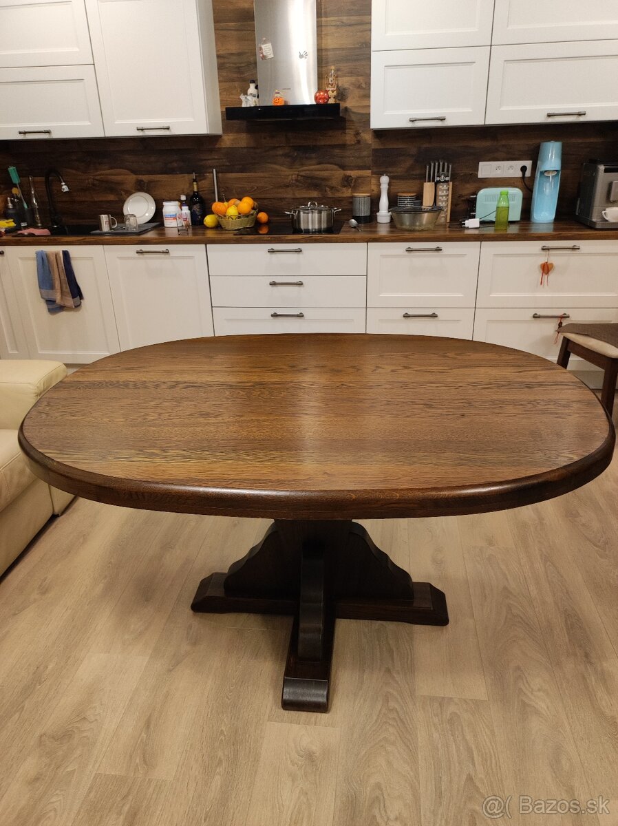 Stôl dubový z masívu