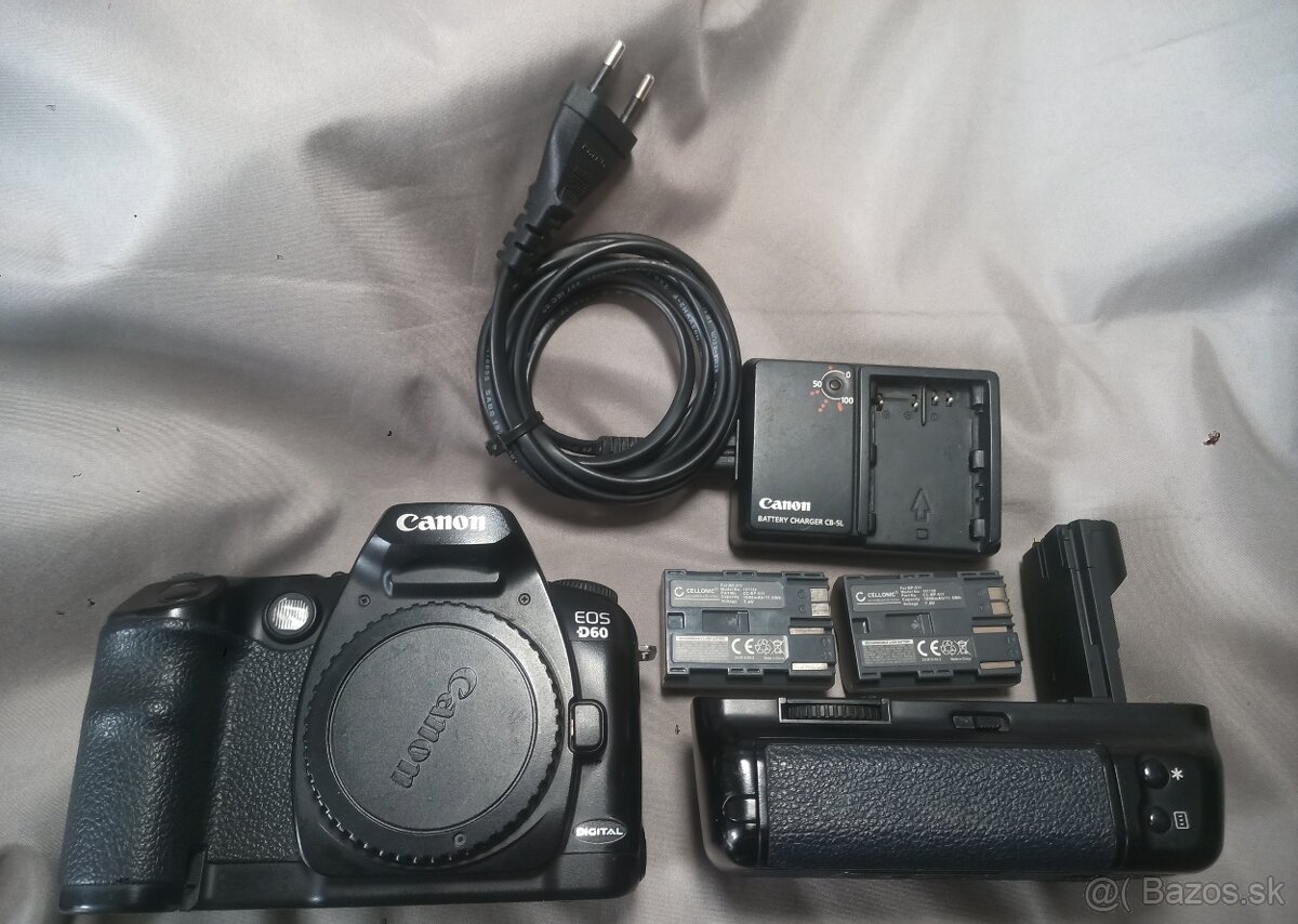 Canon EOS D60 + battery grip