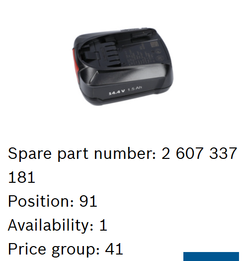 Bateria Bosch 14,4 Li