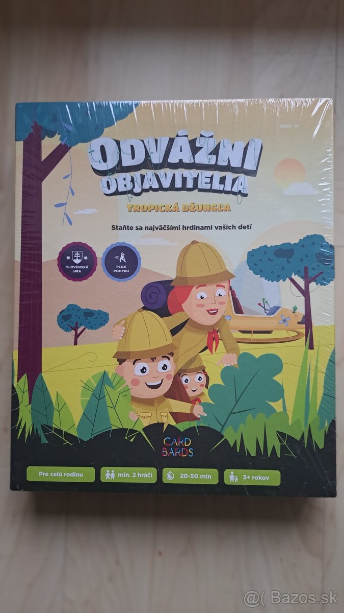 Odvazni objavitelia - spolocenska hra,nova zabalena