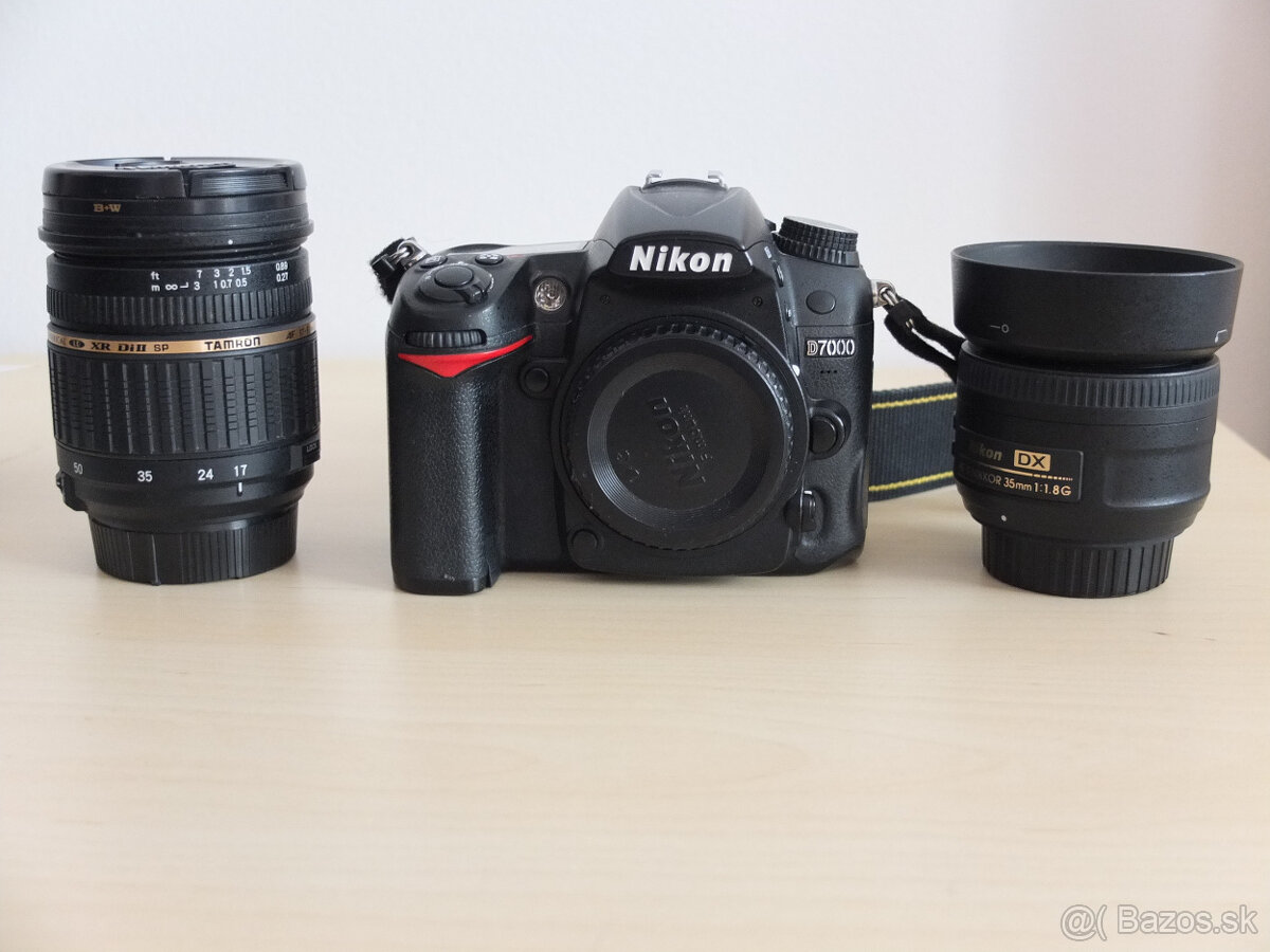 Nikon D7000 + Tamron 17-50 mm f2.8 + Nikon 35 mm f1.8