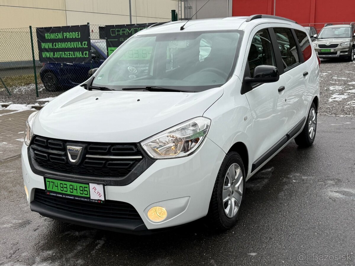 ► DACIA LODGY 1,6 SCE BEN/LPG - 75 kW - PARK. SENZORY ◄