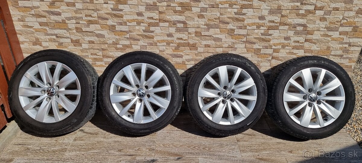 Predam orginal VW elektrony 5x112 r16 et45 J7 / 205/55 r16