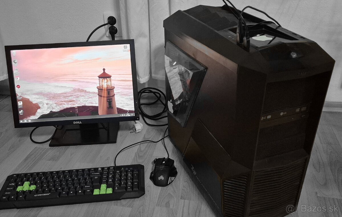 Herný počítač - GPU 4gb, 16gb DDR3, 3,80GHz, 240gb SSD