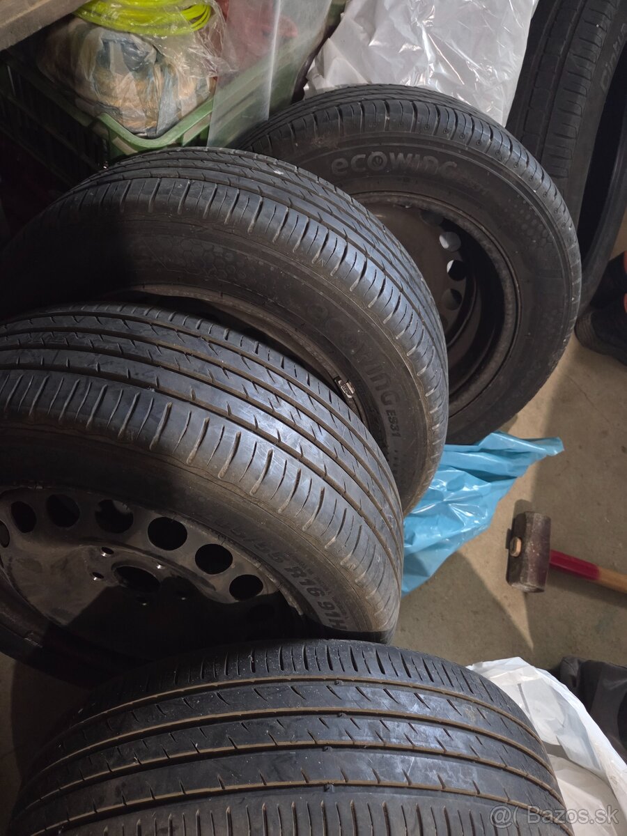 Letne pneu na diskoch  205/55 r16